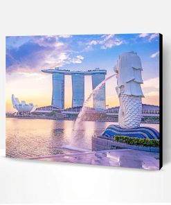 Singapore Merlion Paint By Number