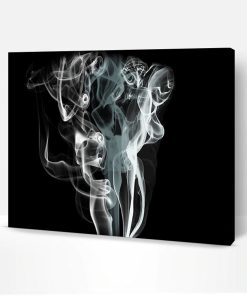 Smoke Black Background Paint By Number