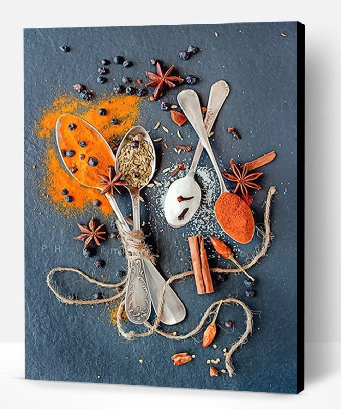 Spices Creative Photography Paint By Number