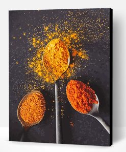 Spices Spoons Paint By Number