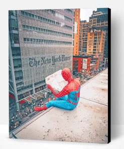Spiderman New York Time Paint By Number