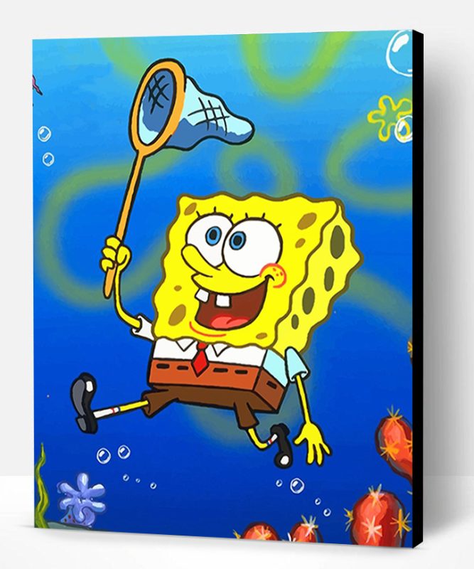 Spongebob Squarepants Cartoon Paint By Number