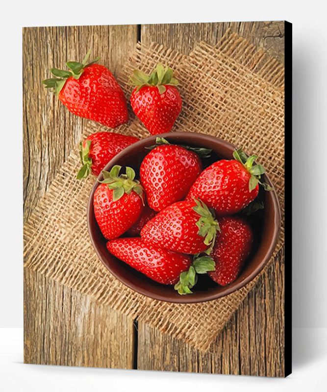 Strawberries Still life Paint By Number