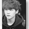 Suga Bts Black And White Paint By Number