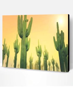 Sunny Day Cactus Paint By Number