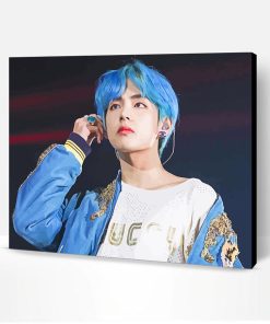 Taehung Blue Hair Paint By Number