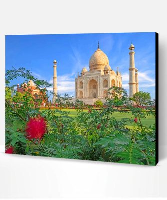 Taj Mahal India Paint By Number