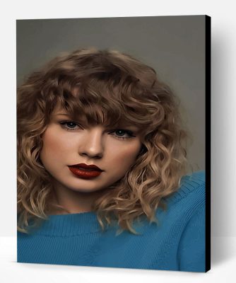 Taylor Swift Portrait Paint By Number