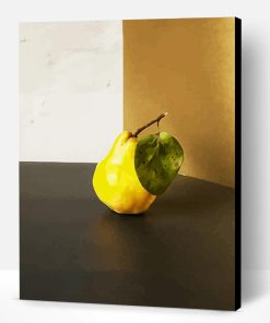 Yellow Pear Fruit Paint By Number