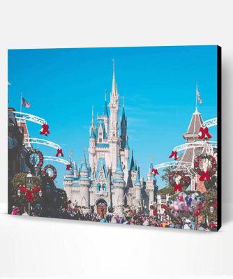 Disney World Cinderella Castle Paint By Number