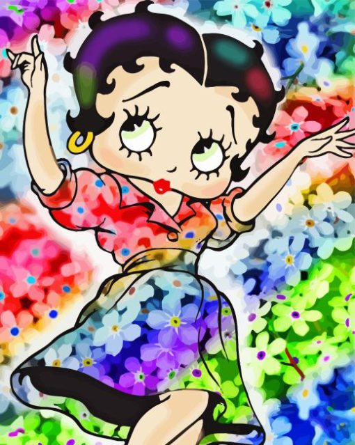 Betty Boop Paint By Numbers