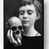 Girl With Skull Photography Paint By Number