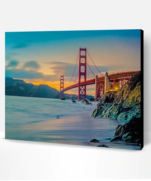 Golden Gate Bridge San Francisco Paint By Number