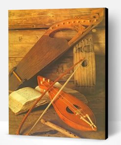 Medieval Bard Instrument Paint By Number