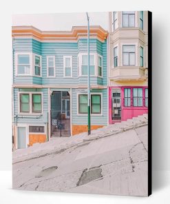 San Francisco Steep Streets Paint By Number