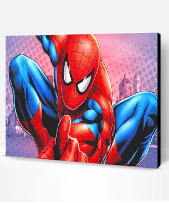 Spiderman Hi-Res Paint By Number