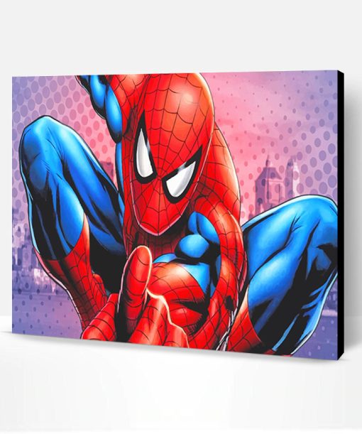 Spiderman Hi-Res Paint By Number