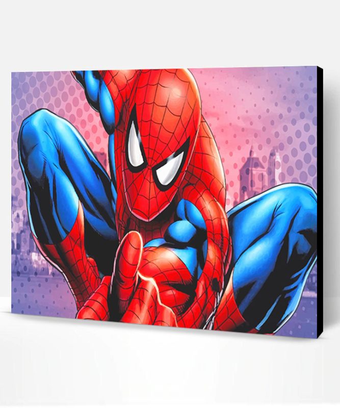 Spiderman Hi-Res Paint By Number