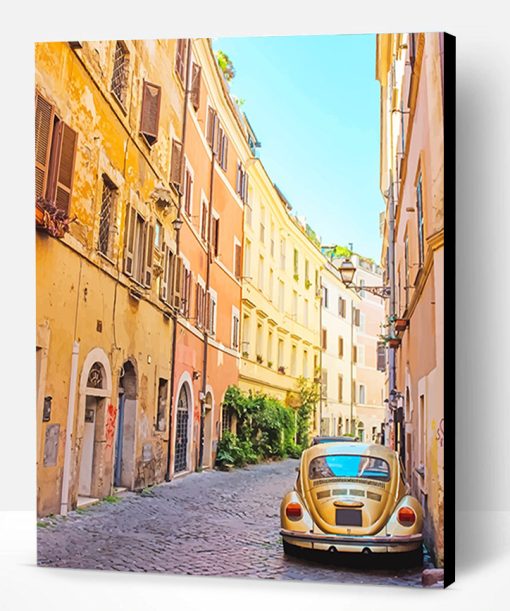 Trastevere Rome Paint By Number