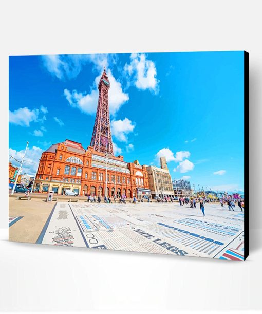 Blackpool Tower England Paint By Number