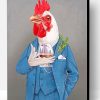 Dressed Up Chicken Paint By Number