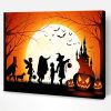 Halloween Celebration Silhouette Paint By Number