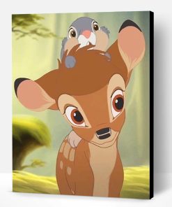 Disney Deer and Rabbit Paint By Number
