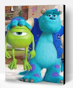 Monsters University Mike And James Wazowski Paint By Number