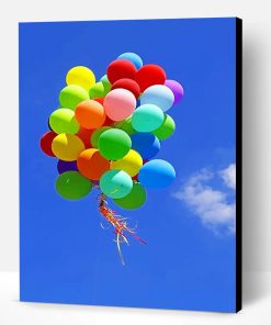 Colorful Balloons Paint By Number