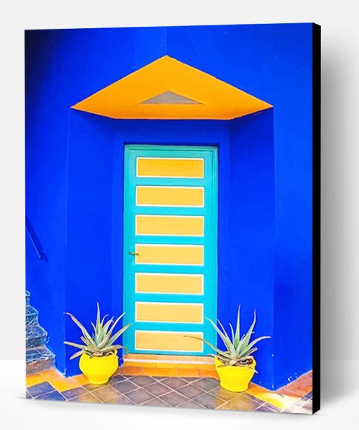 Jardin Majorelle Marrakech Morocco Paint By Number