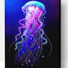 Blue And Purple Jellyfish Paint By Number