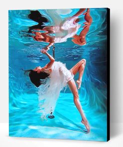 Lady dancing in the Water Paint By Number