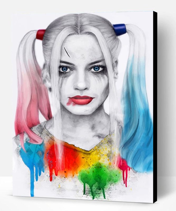 Crazy Harley Quinn Paint By Number
