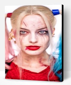 Crazy Margot Robbie Harley Quinn Paint By Number