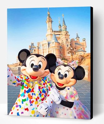 Mickey And Minnie Mouse Paint By Number