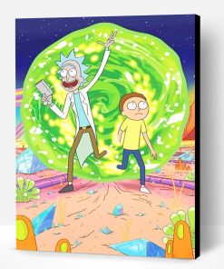 Rick And Morty Adventure Paint By Number