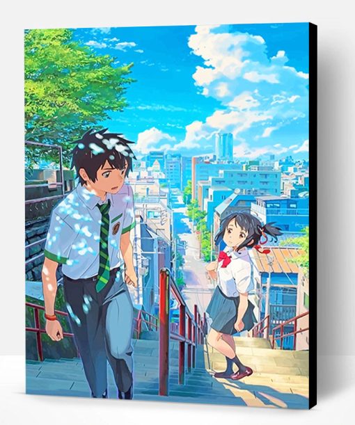 Taki And Mitsuha Paint By Number