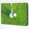Ball With Golf Club Paint By Number