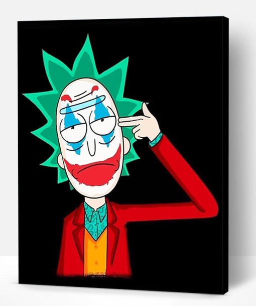 Joker Rick Sanchez Paint By Number