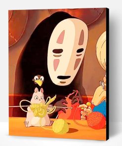 No Face Kaonashi And his Friends Paint By Number