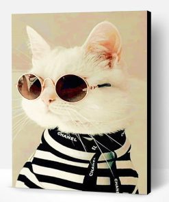 Cool Stylish Cat Paint By Number