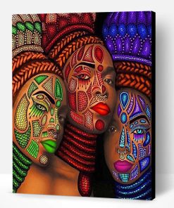 African Art Women Paint By Number