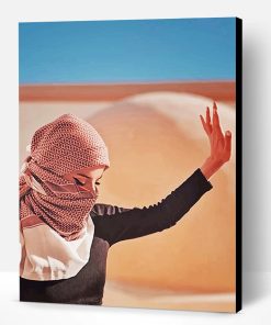Arabian Woman Enjoying The Desert Paint By Number