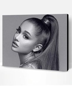 Ariana Grande Black and White Paint By Number