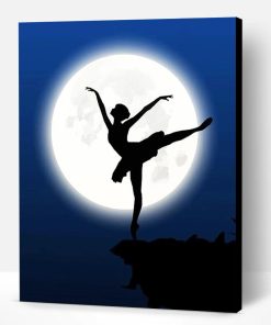 Ballerina Silhouette Paint By Number