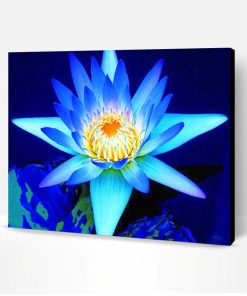Blue Lotus Paint By Number