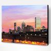 Boston Skyline Paint By Number