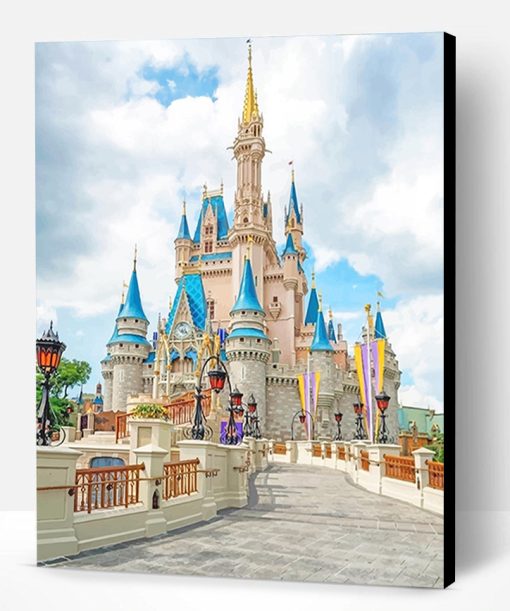 Cinderella Home Castle Paint By Number