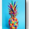 Colored Pineapples Paint By Number