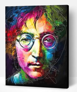 Colorful John Lennon Paint By Number